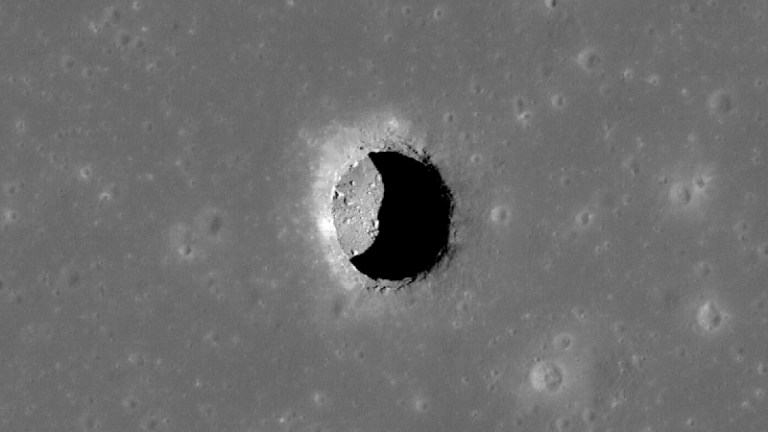 The Mare Tranquillitatis pit crater