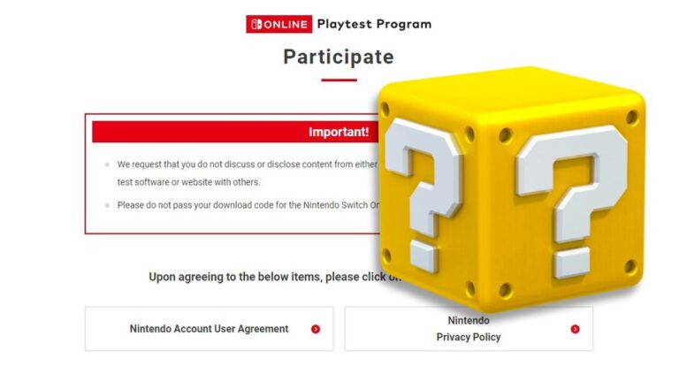 Nintendo's Mysterious Playtest Has Nothing To Do With Switch 2